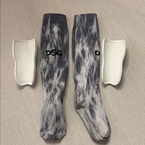 ⚽️DSG Kids Athletic Soccer Socks in Gray Tie-Dye
